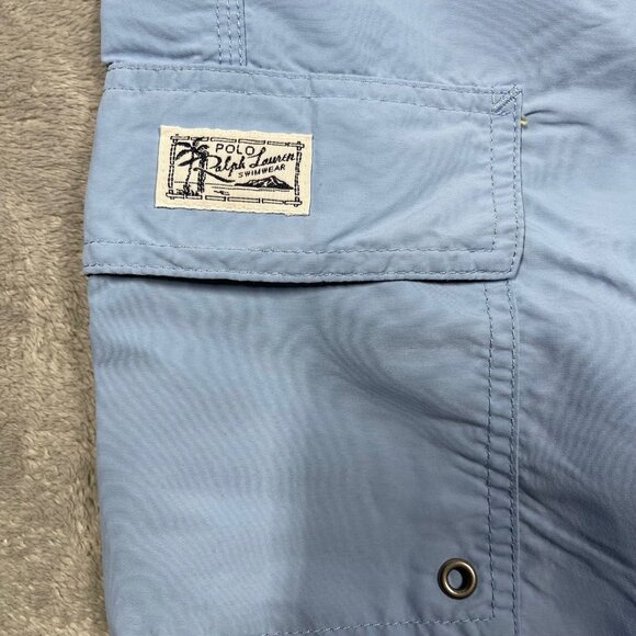 Polo Ralph Lauren Men's 2XB Blue Lined Swim Trunks‎ Swimsuit Suit / Swimwear - Picture 3 of 8